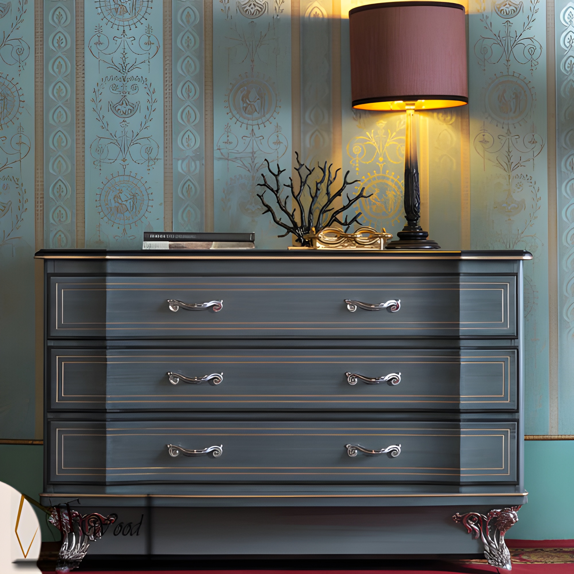 Arica Classic Style Chest of Drawers